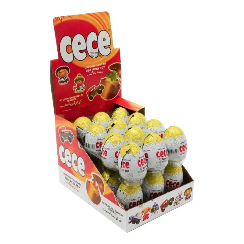 Cece İçi Oyuncaklı Kokolin Kakaolu Yumurta Çikolata