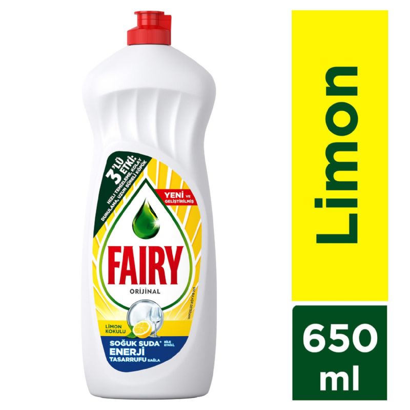 FAİRY SIVI BULAŞIK DET.650ML LİMON