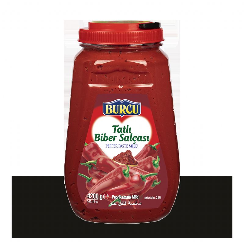 Burcu Tatlı Biber Salçası 4200 gr